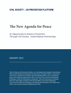 The New Agenda For Peace An Opportunity To Advance Prevention Through   New Agenda For Peace Cover.PNG